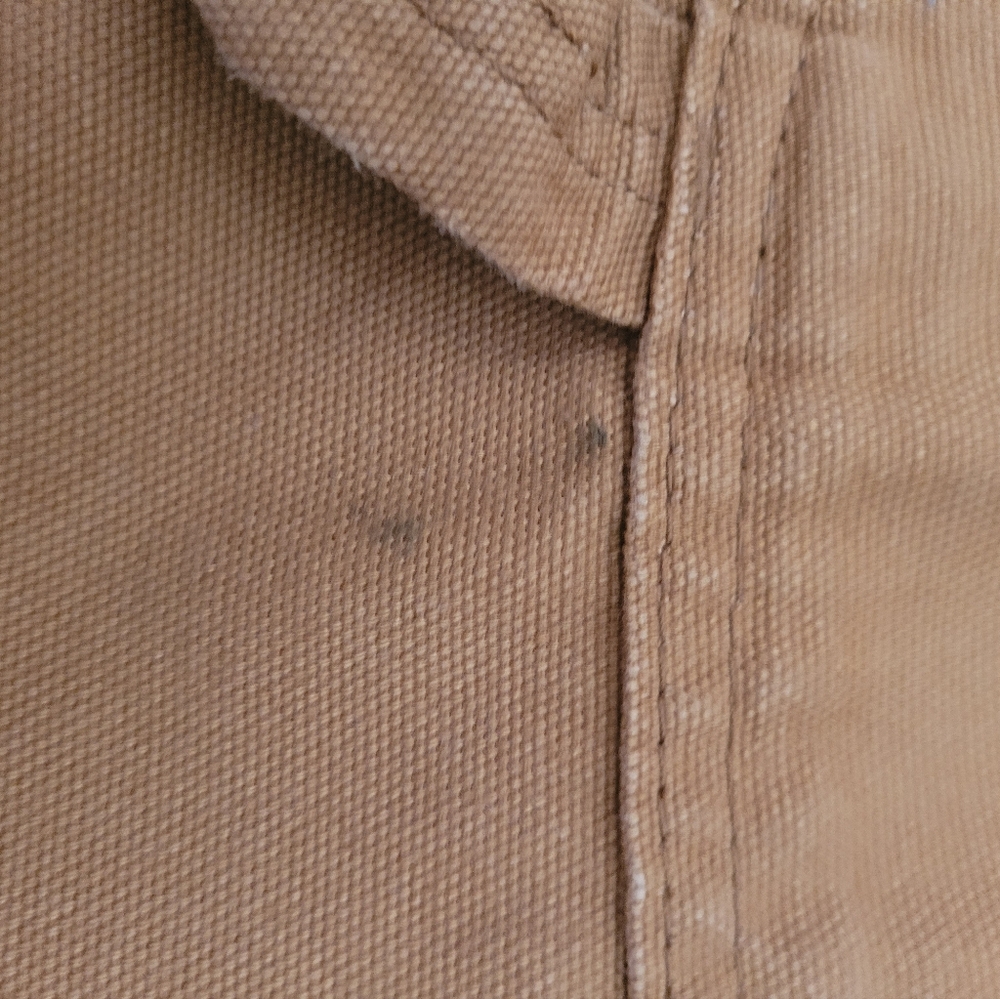 Men's Dickies Duck Brown Canvas Overalls - Picture 5 of 7